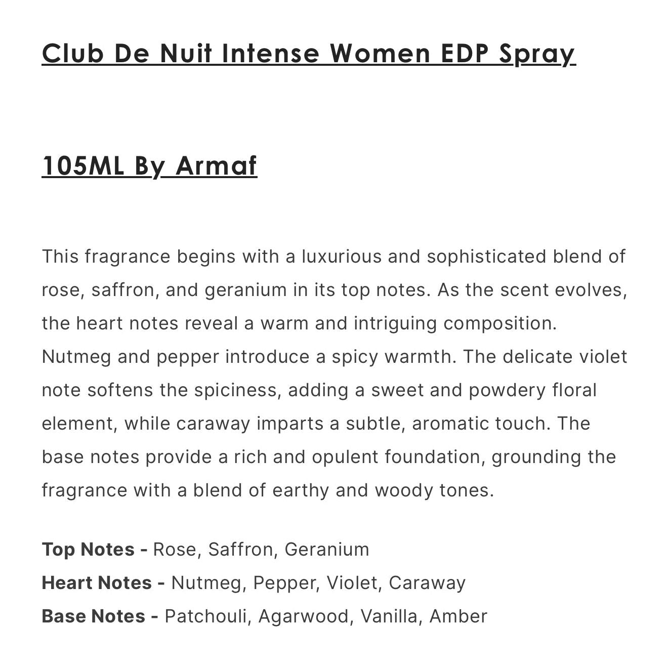 CLUB DE NUIT INTENSE WOMAN