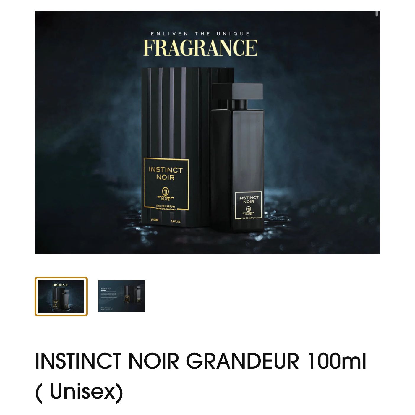 INSTINCT NOIR GRANDEUR 100 Ml