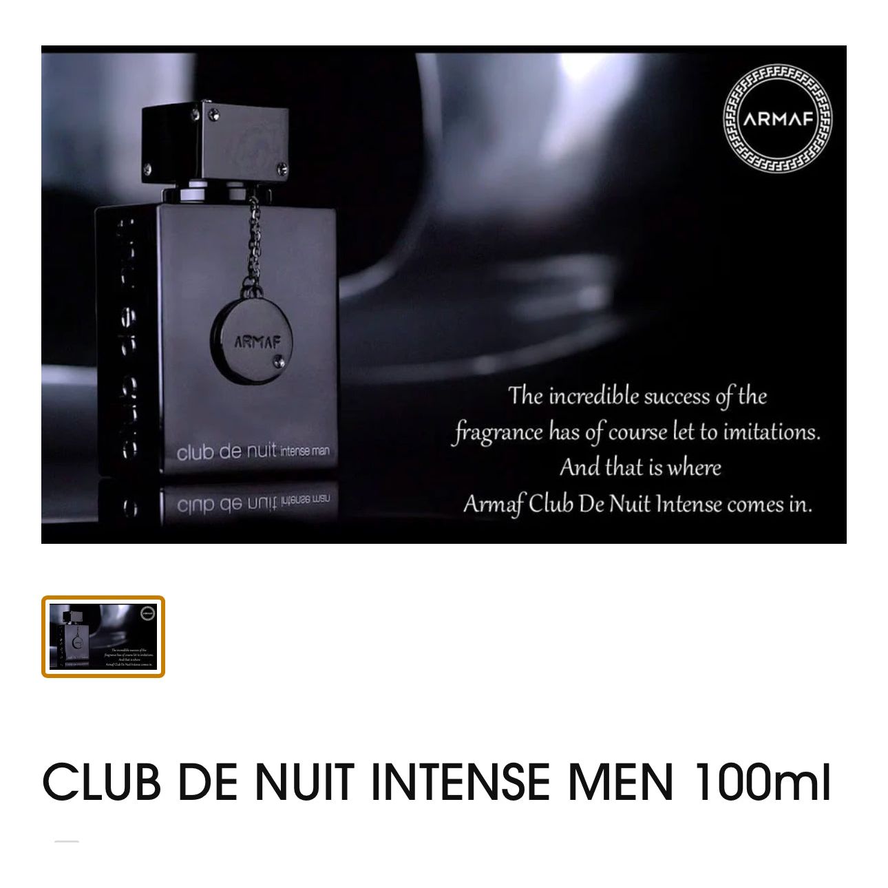 CLUB DE NUIT INTENSE MEN 100ML