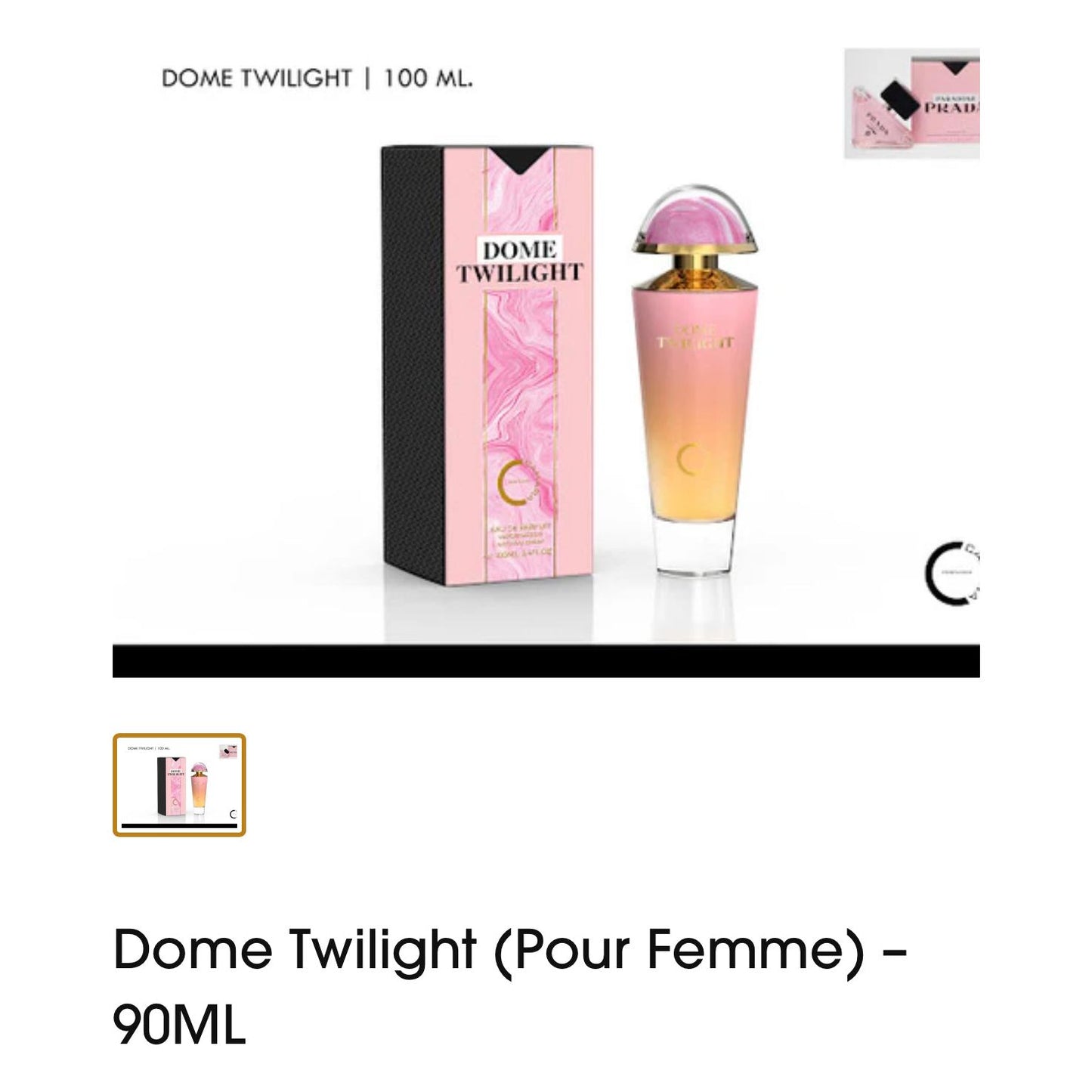 DOME TWILIGHT 100 Ml(PRADA )